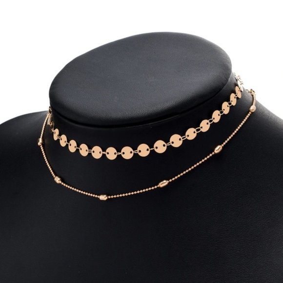 Layered Minimalist Necklace - Picture 2 of 6